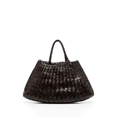 Dragon Diffusion Santa Croce Tote Bag In Brown