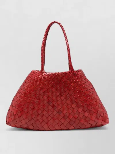 Dragon Diffusion Santa Croce Woven Leather Tote Bag
