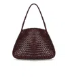 Dragon Diffusion Santa Maria Mini Burgundy Shoulder Bag In Black