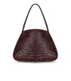 Dragon Diffusion Santa Maria Mini Hand Bag In Bordeaux Leather In Burgundy