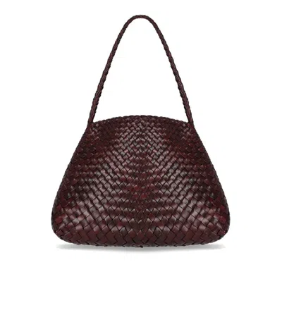 Dragon Diffusion Santa Maria Mini Burgundy Shoulder Bag In Red
