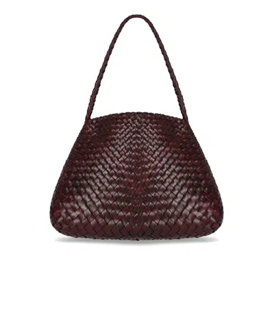 Dragon Diffusion Santa Maria Mini Burgundy Shoulder Bag In Red