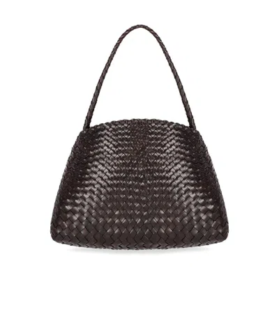 DRAGON DIFFUSION DRAGON DIFFUSION SANTA MARIA MINI DARK BROWN SHOULDER BAG