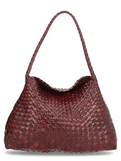 Dragon Diffusion Santa Maria Mini Shoulder Bag In Burgundy