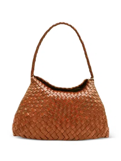 Dragon Diffusion Santa Maria Woven Tote Bag In Brown