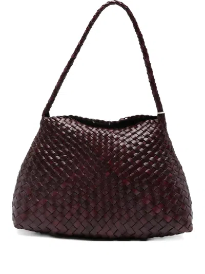 Dragon Diffusion Santa Maria Woven Tote Bag In Red