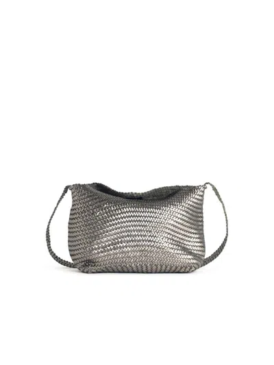 Dragon Diffusion 'santa Marta' 'covert Foil' Leather Bag In Metallic