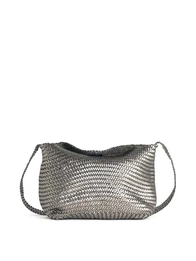 Dragon Diffusion Santa Marta  Leather Bag In Gray