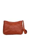 Dragon Diffusion Rectangular Shoulder Bag Woven Texture Strap In Brown