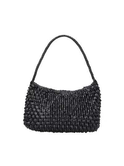 Dragon Diffusion Shoulder Bag "basil Cactus" In Black