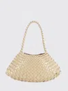 Dragon Diffusion Woven-leather Shoulder Bag In Neutral