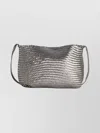 Dragon Diffusion Shoulder Bag Metallic Finish In Gray