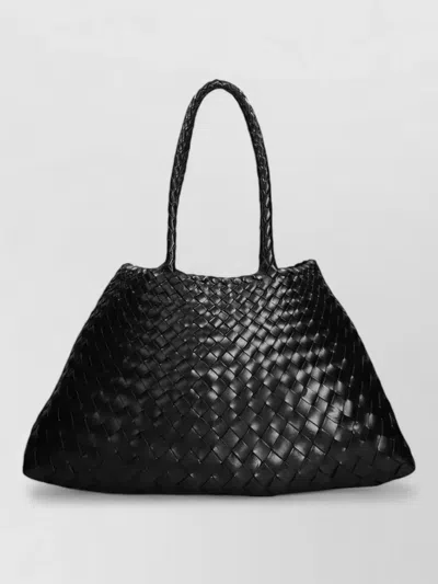 Dragon Diffusion Shoulder Bag Shopper Dual Handles Woven In White