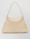 Dragon Diffusion Shoulder Bag Single Strap Woven Design In Neutral