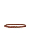 Dragon Diffusion Single Link Tan Belt In Brown
