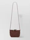 Dragon Diffusion Small Basketball Bag With Long Strap And Woven Texture