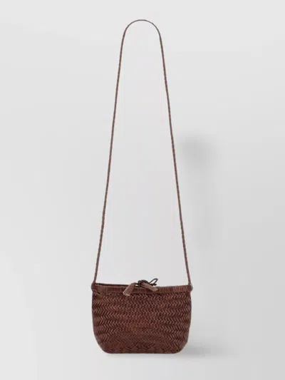 Dragon Diffusion Small Basketball Bag With Long Strap And Woven Texture