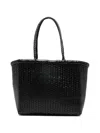 Dragon Diffusion B Weave Small Leather Shoulder Bag In Black