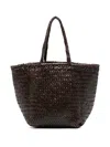 Dragon Diffusion Small Grace Basket Tote Bag In Brown
