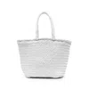 Dragon Diffusion Grace Small Leather Shoulder Bag In White