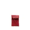 Dragon Diffusion Interwoven-design Phone-case Bag In Red