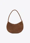 Dragon Diffusion Small Nova Luna Shoulder Bag In Brown