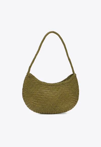 Dragon Diffusion Small Nova Luna Shoulder Bag In Green