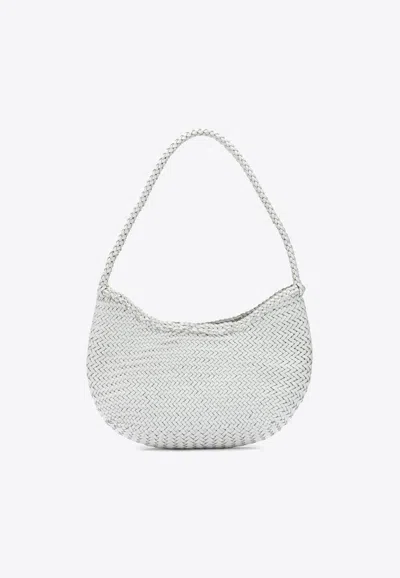 Dragon Diffusion Small Nova Luna Shoulder Bag In White