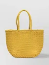 Dragon Diffusion Small Rectangular Woven Basket With Dual Handles