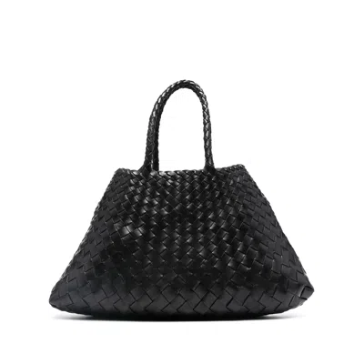 Dragon Diffusion Small Santa Croce Tote Bag In Black