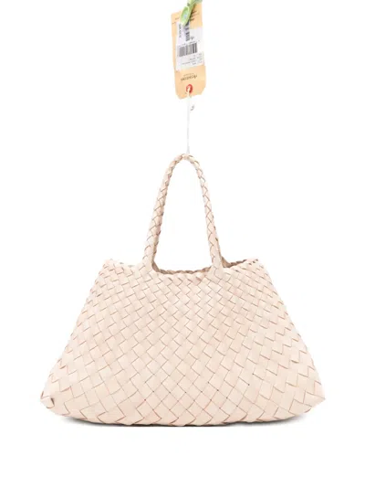 Dragon Diffusion Small Santa Croce Tote Bag In Neutral