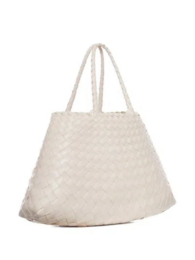 Dragon Diffusion Small Santa Croce Tote Bag In Neutral