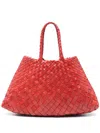 Dragon Diffusion Small Santa Croce Tote Bag In Red