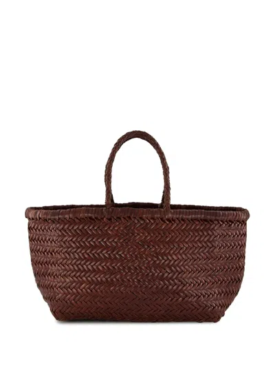 Dragon Diffusion Small Triple Jump Leather Handbag