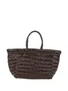 Dragon Diffusion Small Triple Jump Tote Bag In Brown
