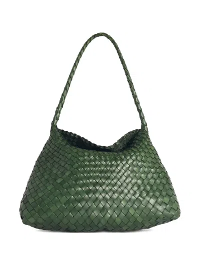Dragon Diffusion Snta Maria Leather Shoulder Bag In Green