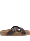 Dragon Diffusion Sandals In Brown