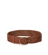 Dragon Diffusion Woven Leather Belt
