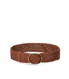 Dragon Diffusion Woven Leather Belt