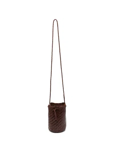 Dragon Diffusion Tassel-detail Bucket Bag In Brown