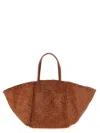 Dragon Diffusion Teresa Rectangular Tote Bag Dual Handles In Brown