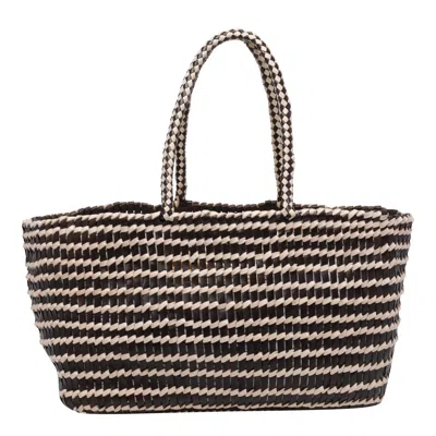 Dragon Diffusion Terrafino Intrecciato Shoulder Bag In Brown