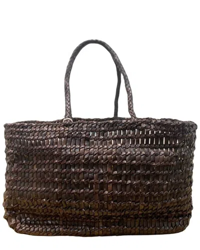Dragon Diffusion Terrafino Leather Tote In Brown