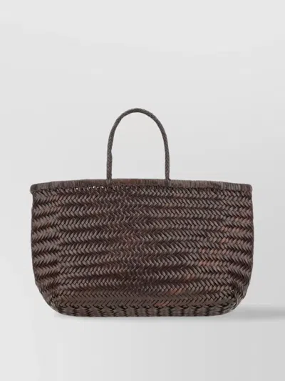 Dragon Diffusion Three Leaps Large Bag In Brown