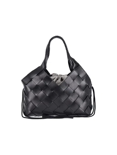 Dragon Diffusion Tote Bag "castello" In Black