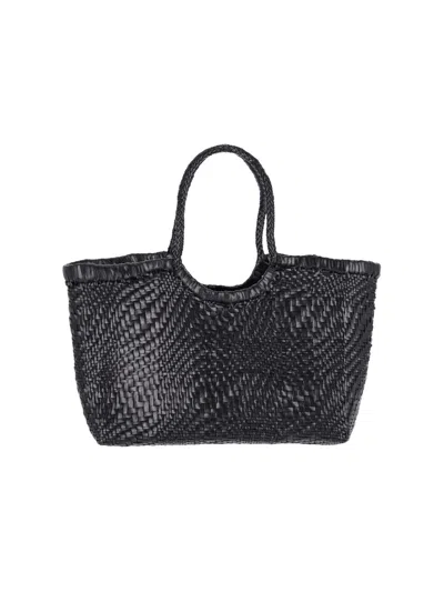 Dragon Diffusion Tote Bag "nantucket Optical" In Black