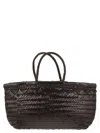 Dragon Diffusion Triple Jump Big - Woven Leather Bag