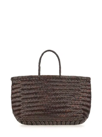 Dragon Diffusion Triple Jump Big - Woven Leather Bag