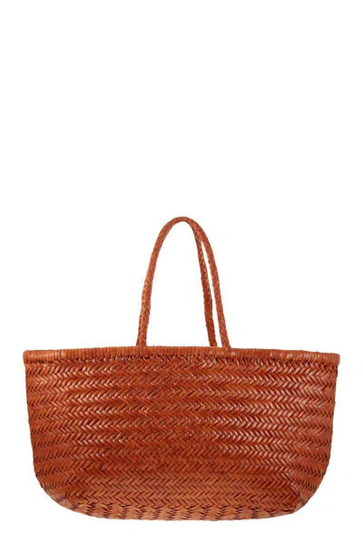DRAGON DIFFUSION DRAGON DIFFUSION TRIPLE JUMP BIG - WOVEN LEATHER BAG