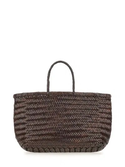 Dragon Diffusion Triple Jump Big Shoulder Bag For Women In Brown
